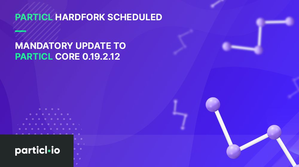 Particl Hardfork Scheduled