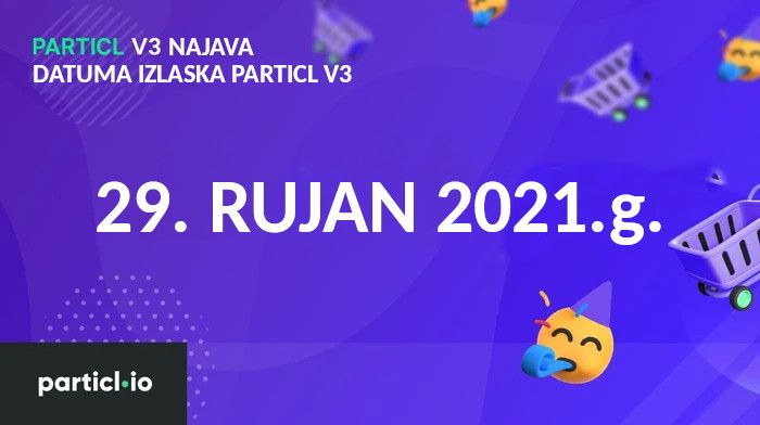 Najava datuma izlaska Particl V3