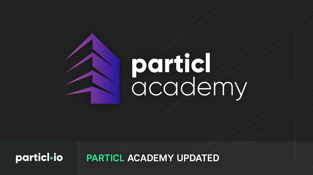 Particl Academy Update is Live