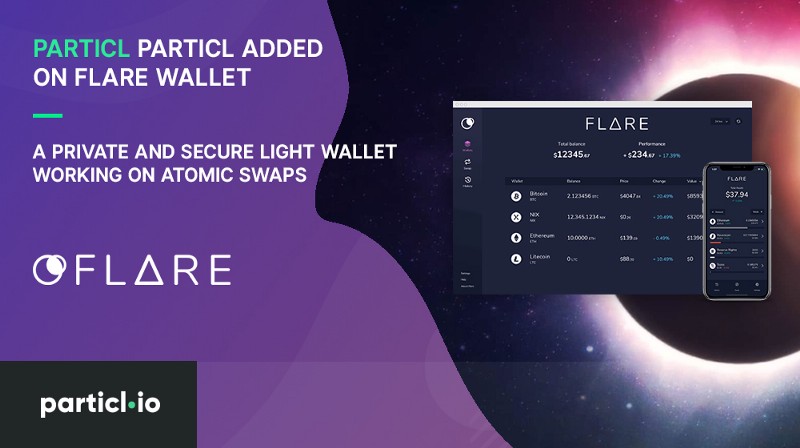 Particl Added on Flare Wallet