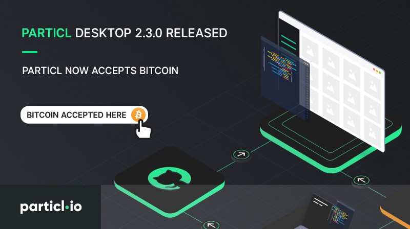 Particl Desktop 2.3.0 Released on Mainnet
