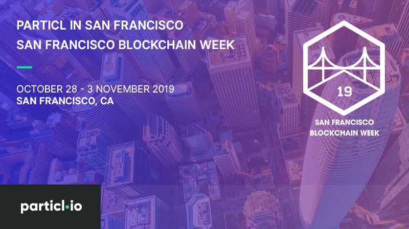Particl in San Francisco — SFBW 2019