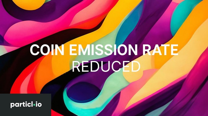 PART Coin Annual Emission Rate Reduced