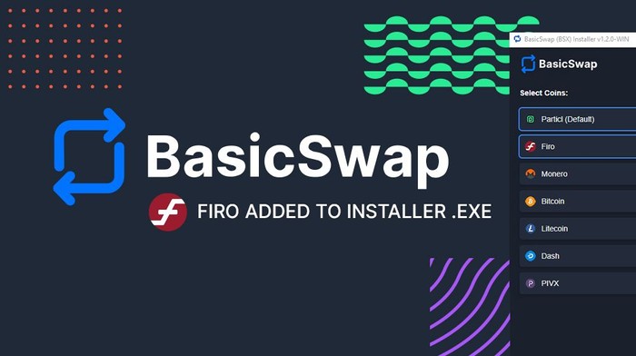 Firo Added to BasicSwap Installer (.exe)