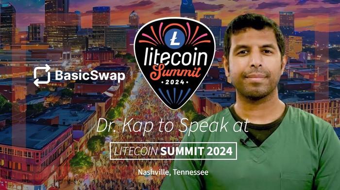 BasicSwap DEX on Stage at the 2024 Litecoin Summit
